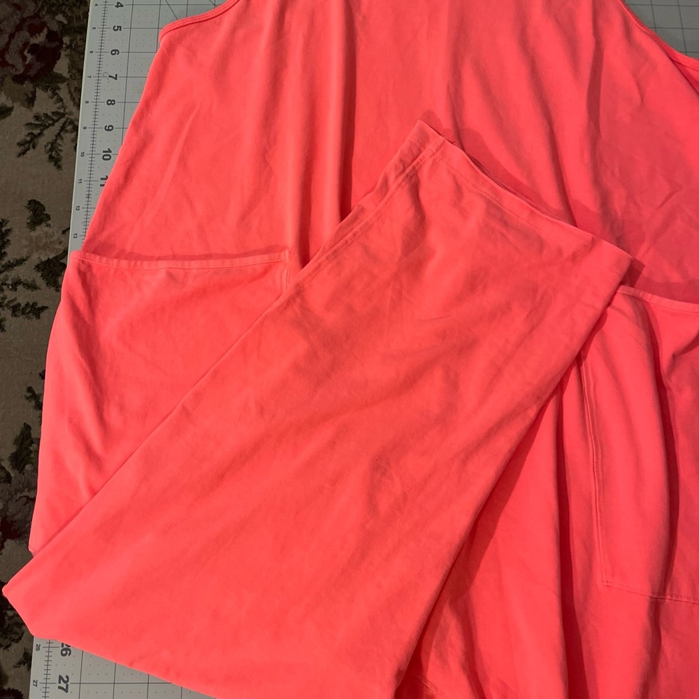 FP Movement by Free People Hot Shot Neon Coral Orange One Piece Jumpsuit - Picture 6 of 10